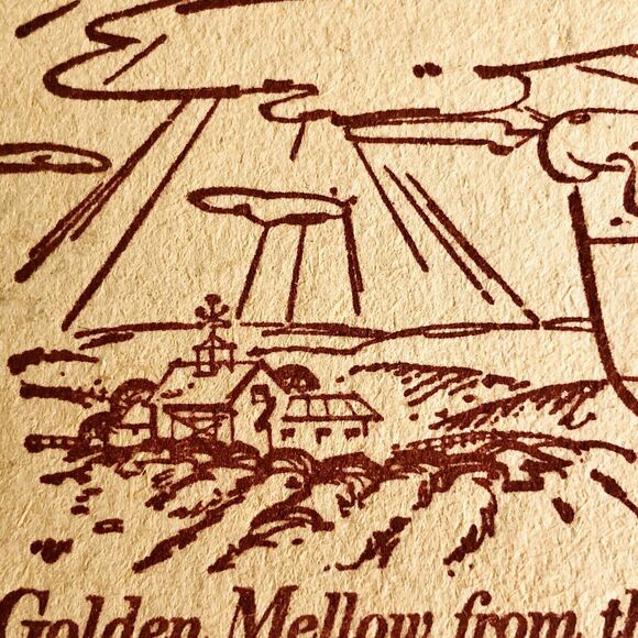 Vintage 1961 Ballantine Beer Coasters Old Grey Mare Sing Along Golden Harvest - Picture 5 of 6